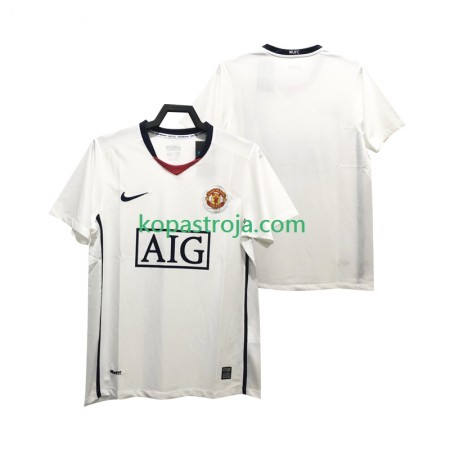 Billiga Fotbollströjor Manchester United Premier League 2008 2009 Retro Borta tröja Kortärmad